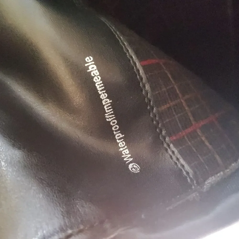 New Blondo Waterproof Black Suede Leather Over The Knee Riding Boots Size 6.5